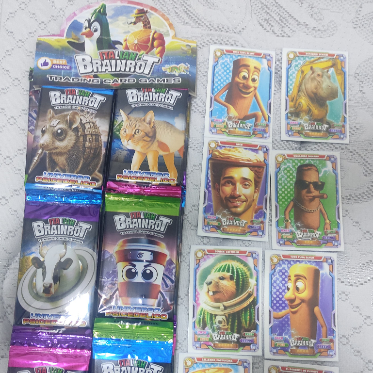 Kartu trading card tungtung sahur/kartu Anomali