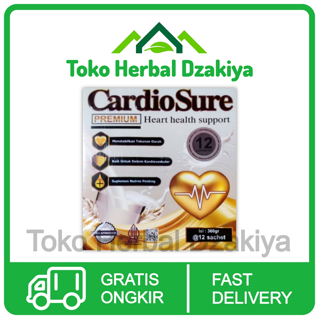 

Cardiosure Susu Untuk Atasi Hipertensi Darah Tinggi Dan Asam Urat Original Asli