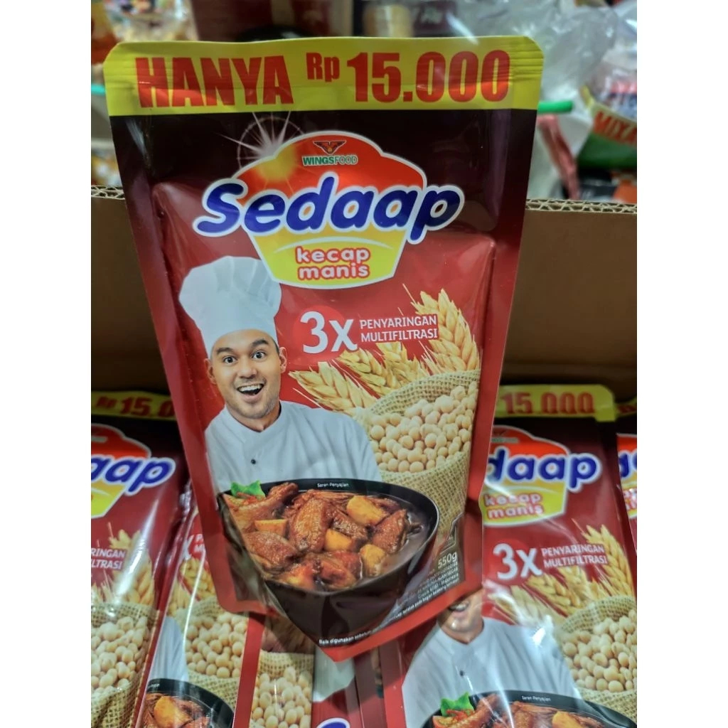 

Sedaap Kecap Manis 550g Refill Pouch | Sedap Kecap Murah Promo