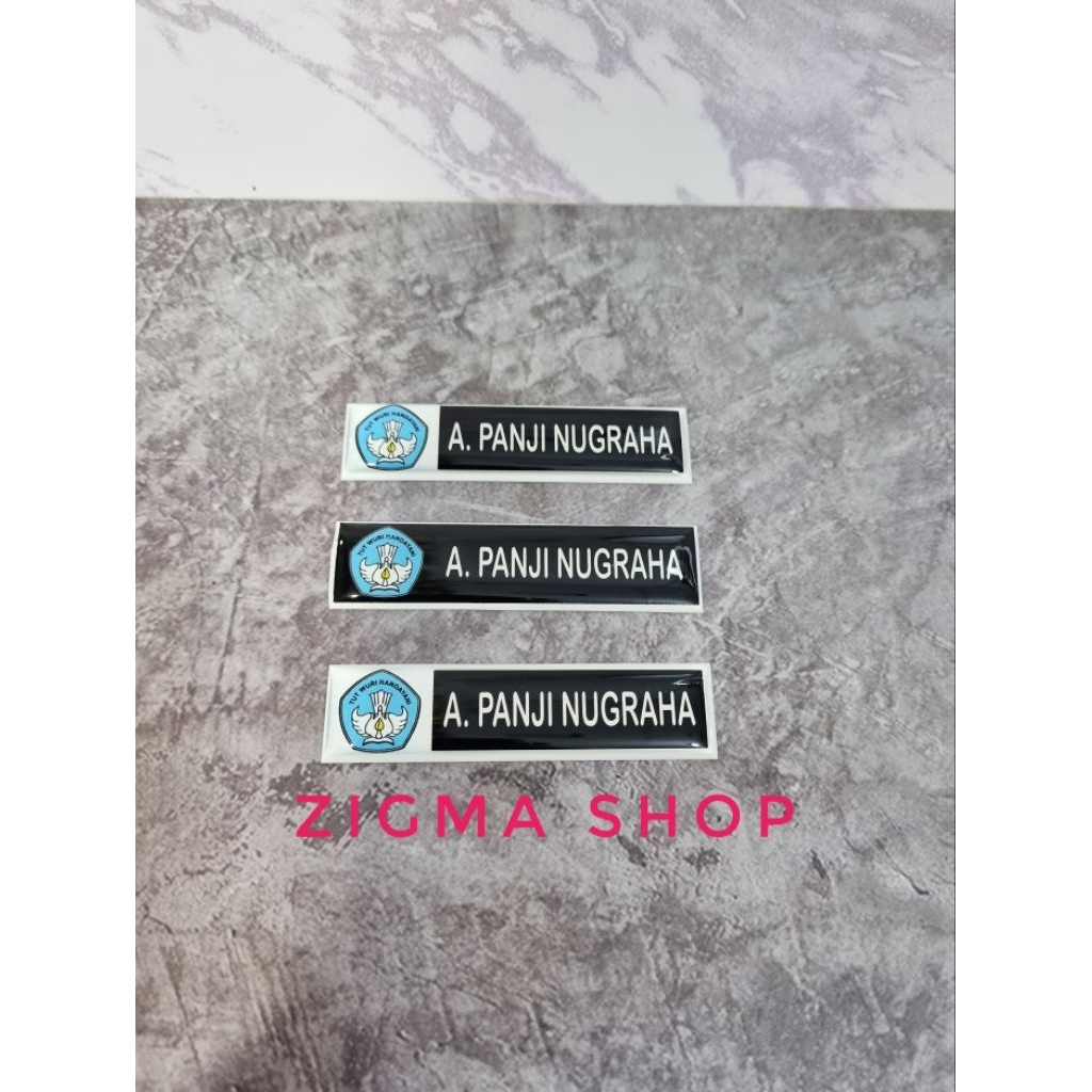 

Nama dada | name tag costum logo akrilic
