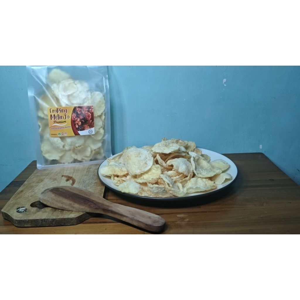 

emping, original, melinjo, goreng
