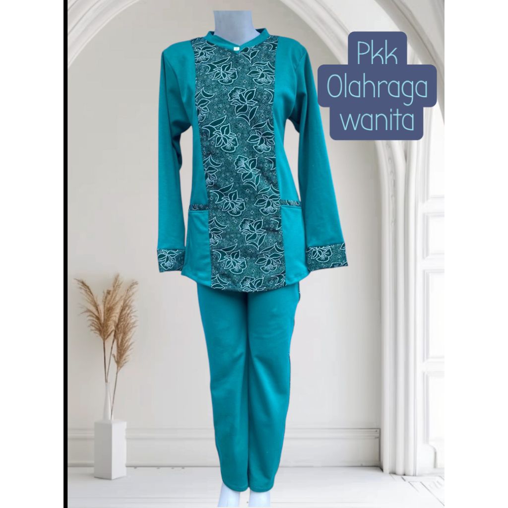 terima jahit seragam senam pkk baju batik pkk senam pkk seragam pkk muslimah grup pkk olahraga baju 