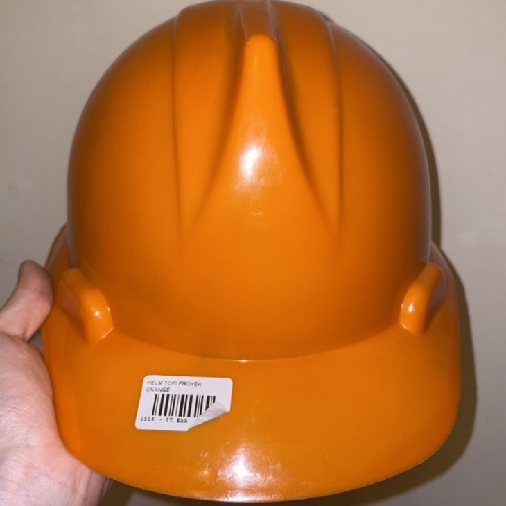HELM PROYEK / HELP SAFETY PROYEK / TOPI HELM PROYEK / HELM PROYEK LENGKAP DENGAN TALI / PELINDUNG KE