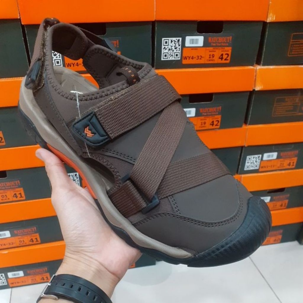 Sandal Sepatu  WATCHOUT✔️ Pria terbaru 40 - 44 (100% ORIGINAL)