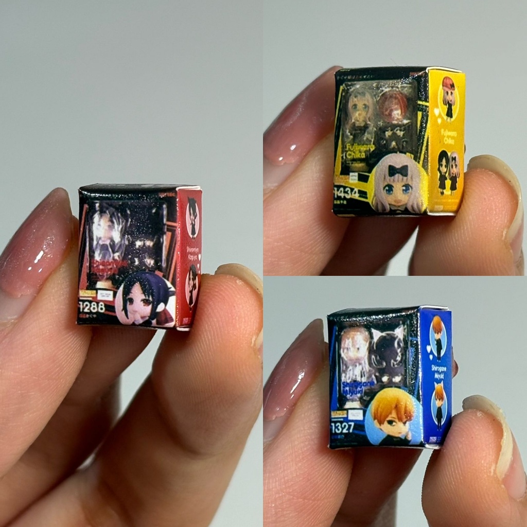 Mini Box Nendoroid 1/12 Kaguya-sama Love is War - Kaguya Shinomiya Shirogane Miyuki Chika Fujiwara