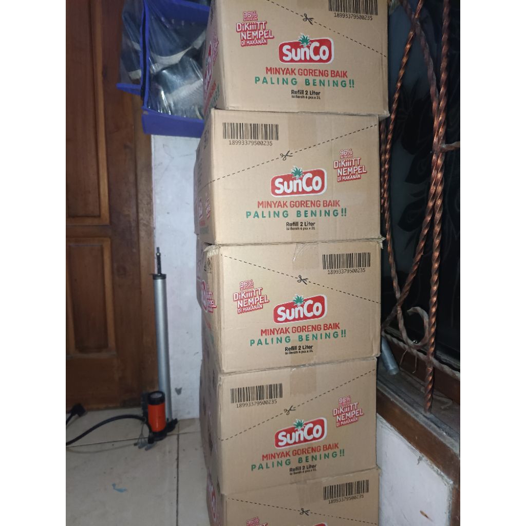 

Minyak sunco satu karton satu kardus