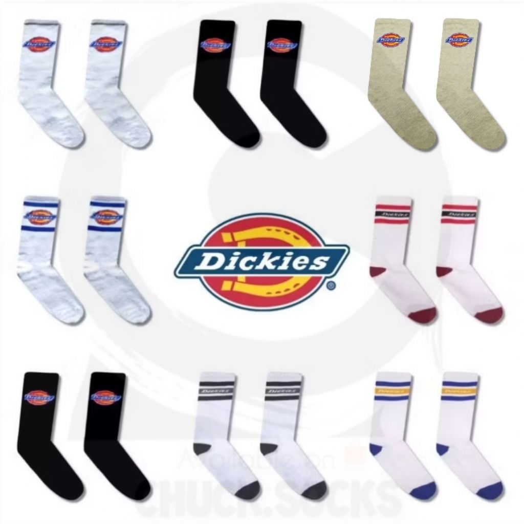 SALE‼️Kaos Kaki Motif Dickies - Kaos Kaki Oldschool - Kaos Kaki Skate