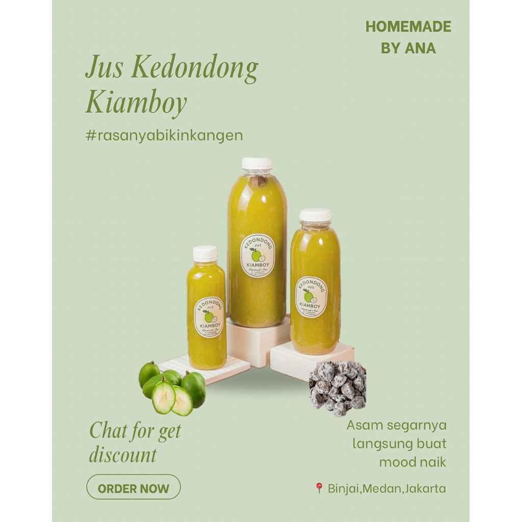 

Jus Kedondong Kiamboy Homemade