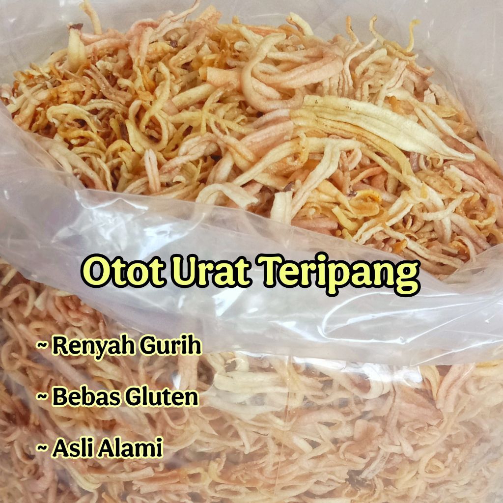 

Otot Urat Teripang Goreng Renyah Gurih 250 gram Makanan Snack Food Kripik Kering Asin Camilan Cemilan Keripik Gluten Laut