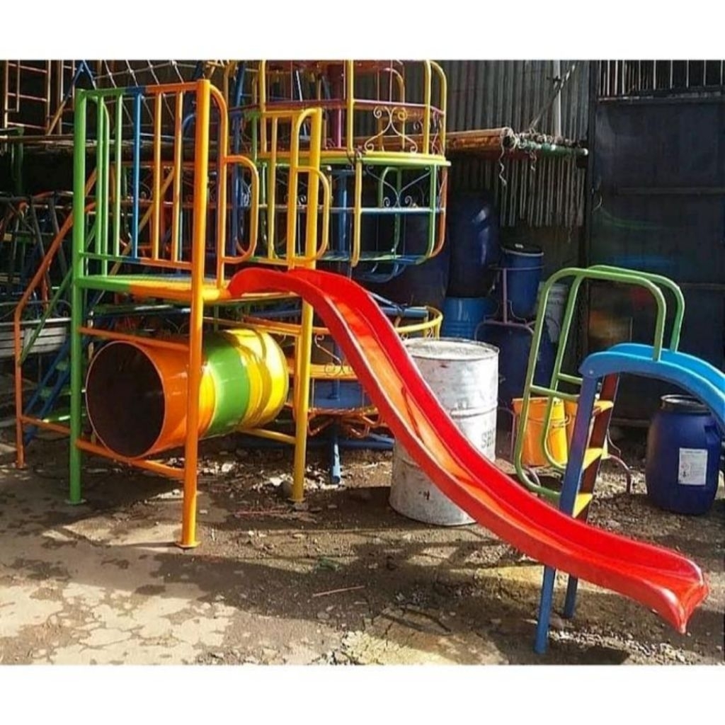 Perosotan Terowongan Anak Tk Besi Model 1