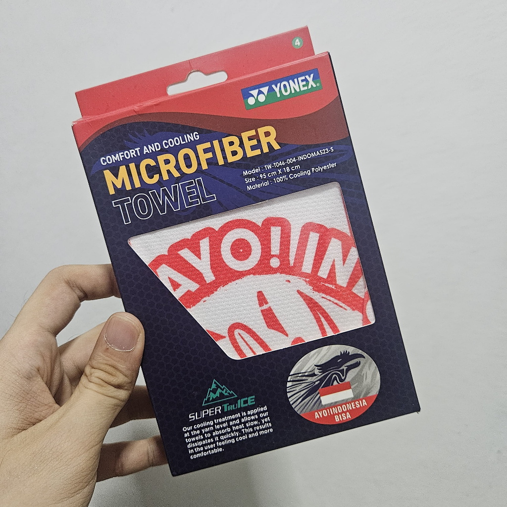 Yonex Microfiber Cooling Sport Towel - Handuk Olahraga Pendingin