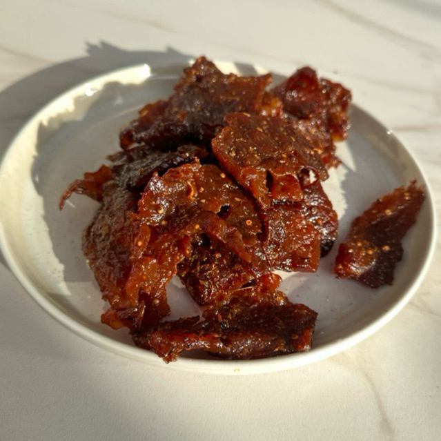 

Dendeng Babi Manis Gurih Lezat