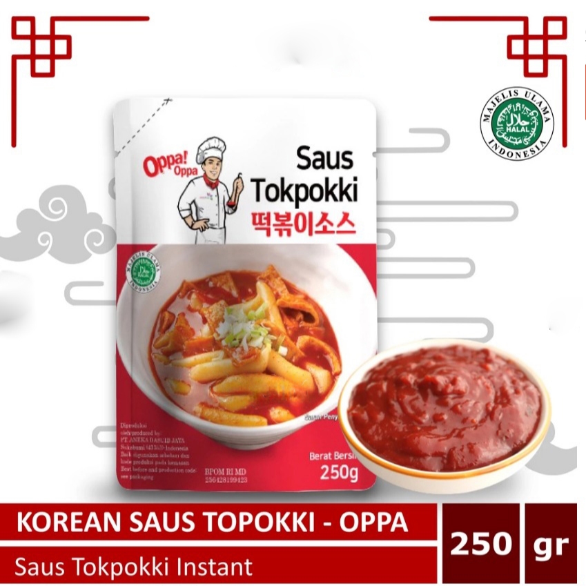 

OPPA Saus Topokki Tokpoki Tteokbokki Tokpokki Odeng Halal 250gr