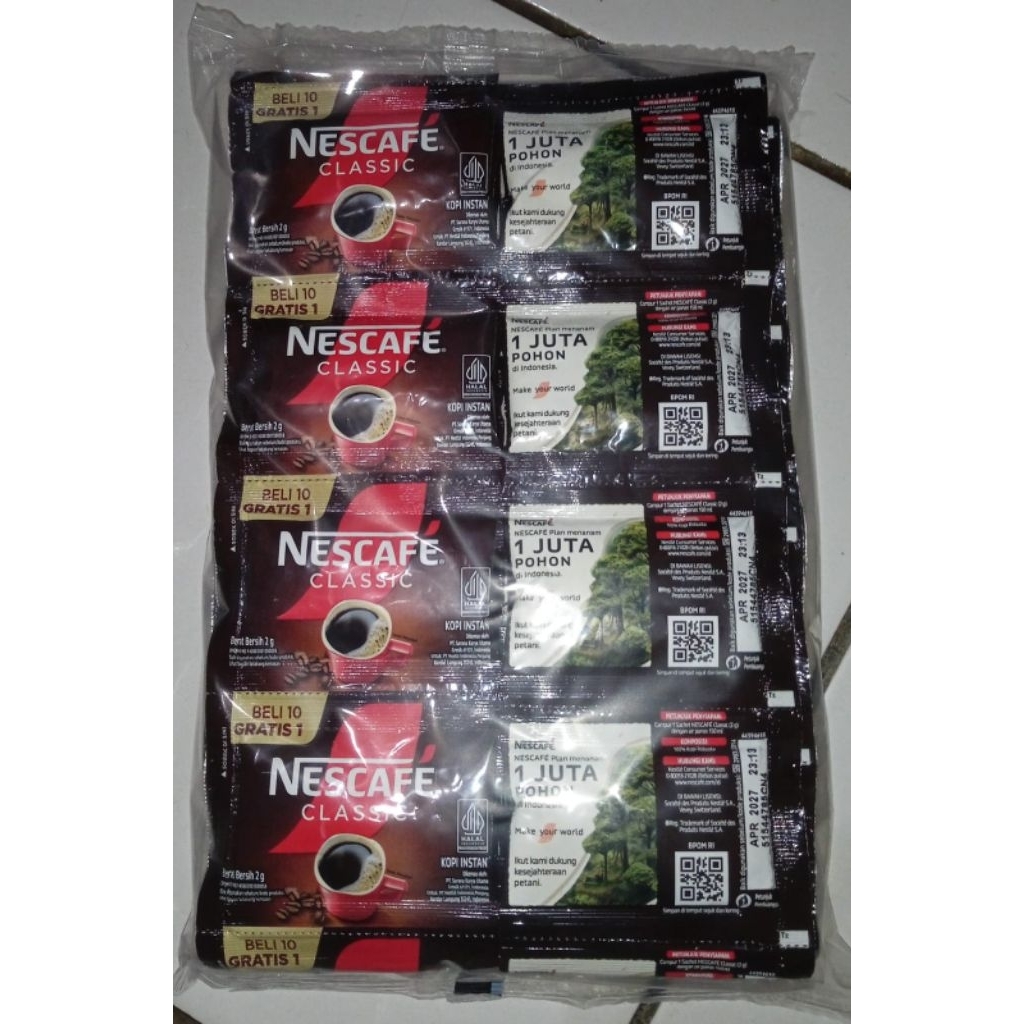 

Nescafe Kopi Instant Classic Pck 60x2g