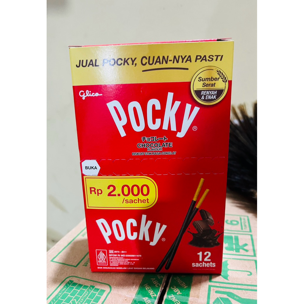 

POCKY COKLAT 1BOX ISI 12 SACHET