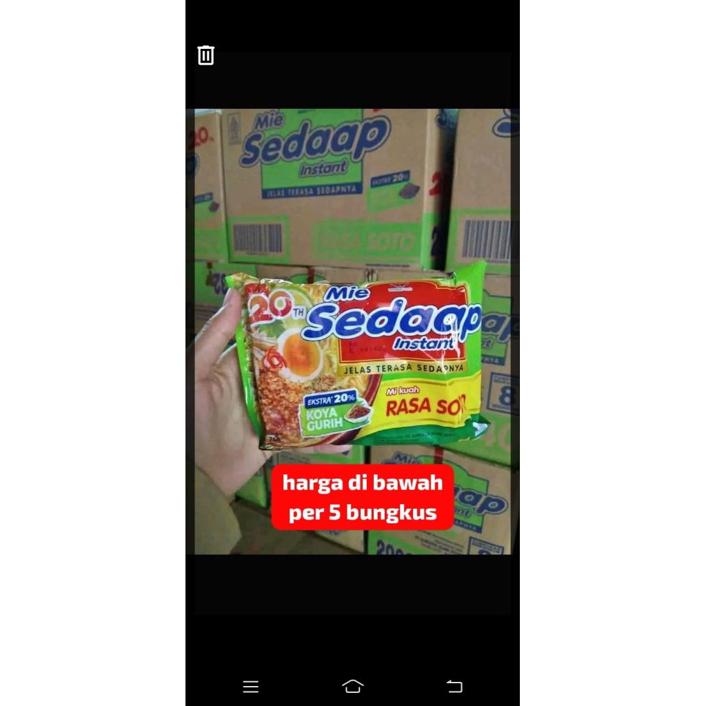 MIE SEDAP SOTO/MIE SEDAP MURAH/MIE SEDAP KUAH
