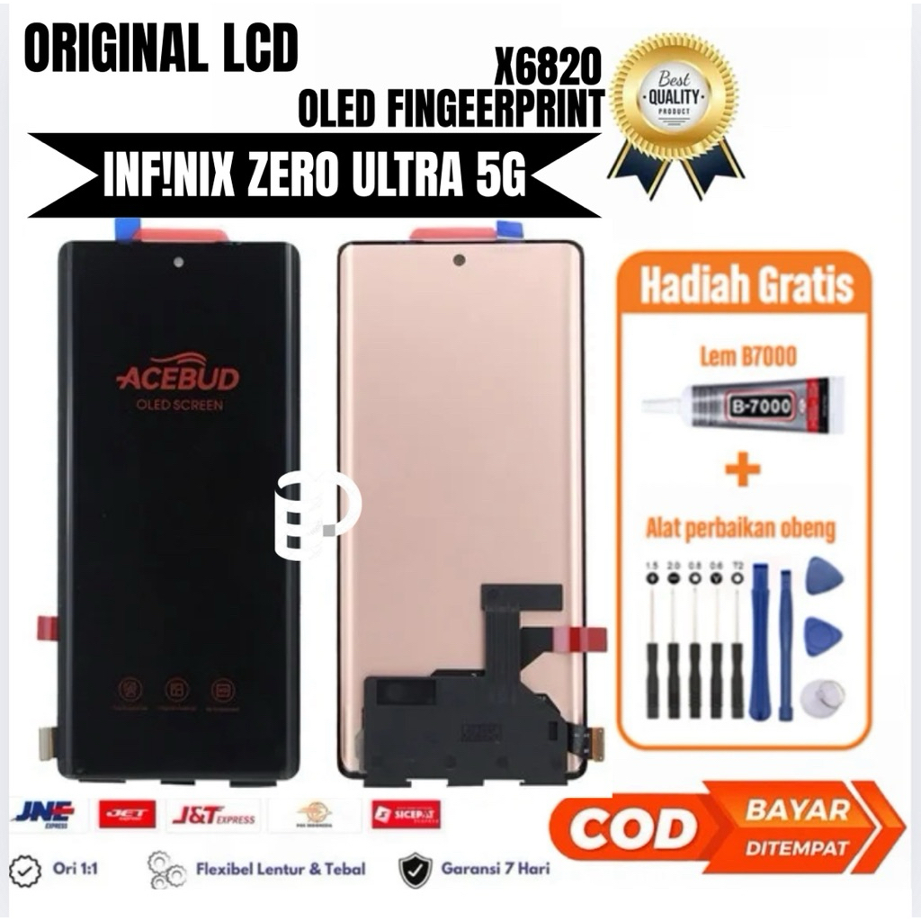 Lcd Original INFINIX ZERO ULTRA 5G Fullset Touchscreen Gratis lem obeng