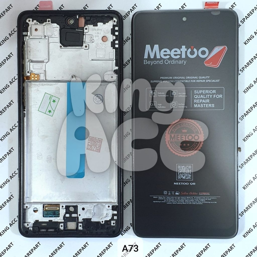 MEETOO LCD TOUCHSCREEN + FRAME SAMSUNG GALAXY A73 5G A736 NOT FINGERPRINT