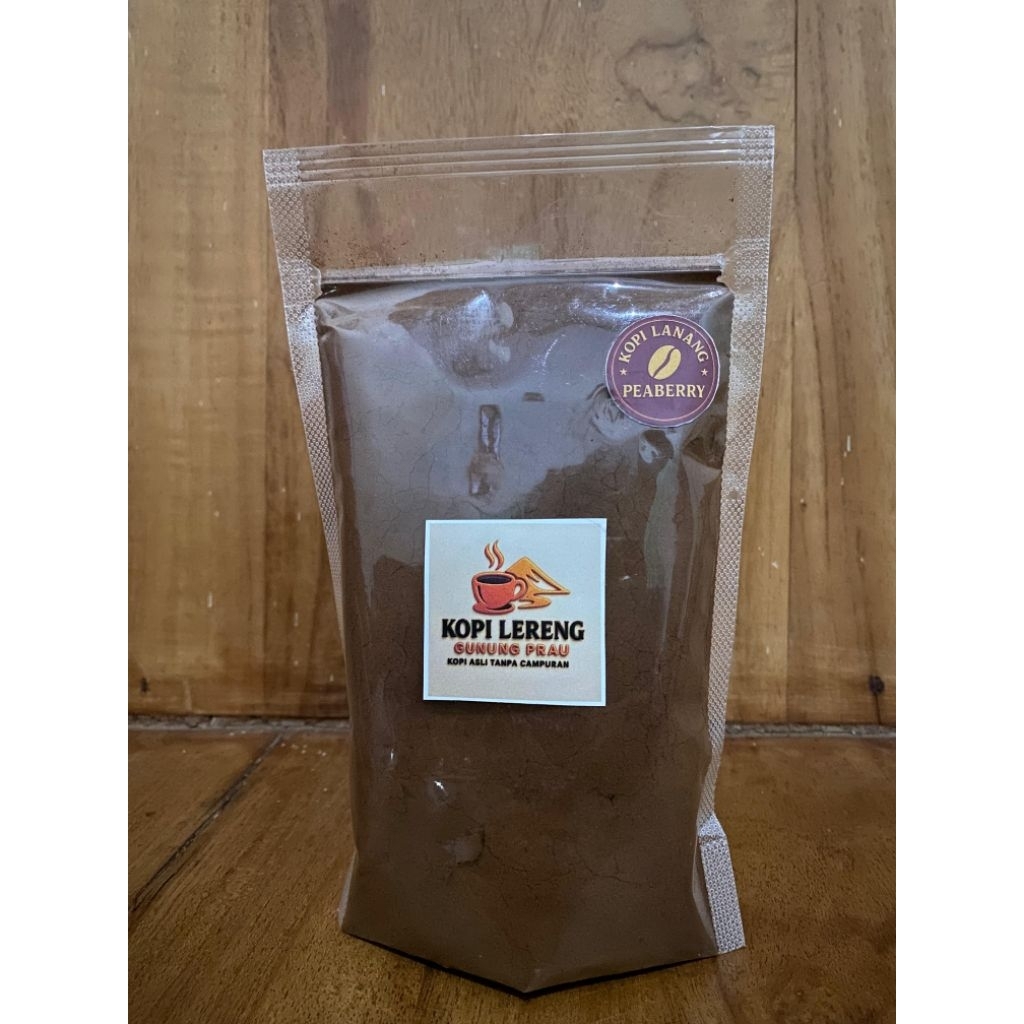 

Kopi Lanang (Peaberry) LERENG GUNUNG PRAU 100% kopi murni 1 kg