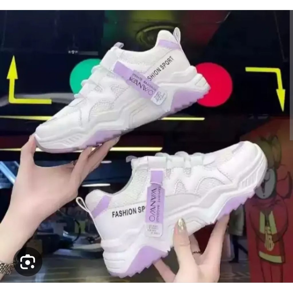 sneaker wanwo sepatu wanita casual terbaru fashion Sport