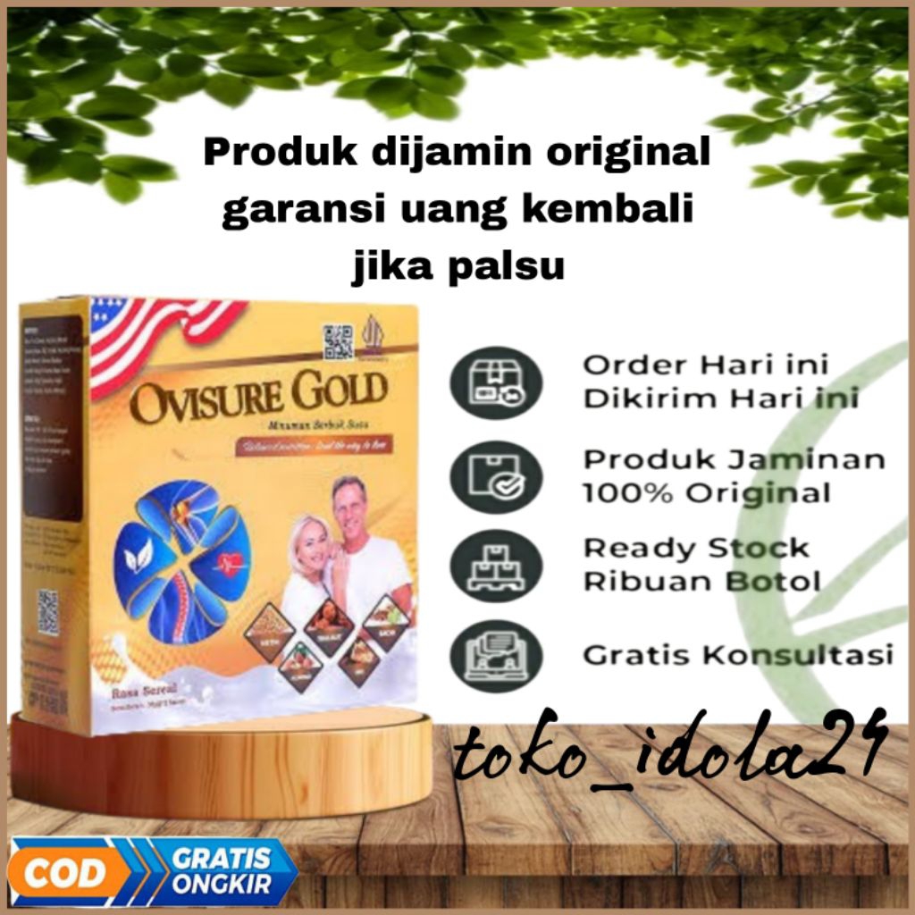 

Susu Ovisure Gold Original - Susu Sendi & Tulang Nabati Terbaik | Atasi Nyeri Lutut & Rematik BPOM