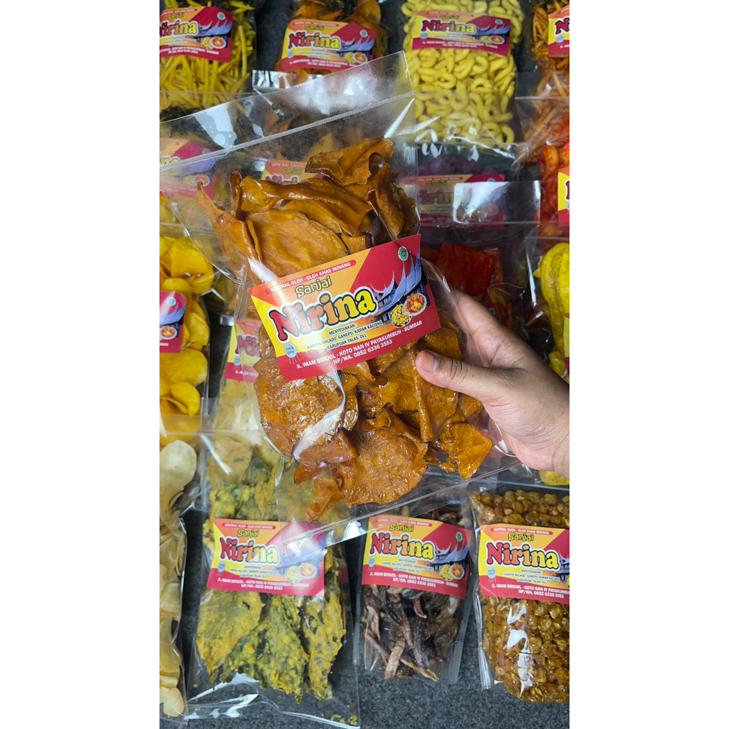 

KRIPIK GULA MERAH/UBI RAMBAT(250gr)-SANJAI NIRINA PAYAKUMBUH