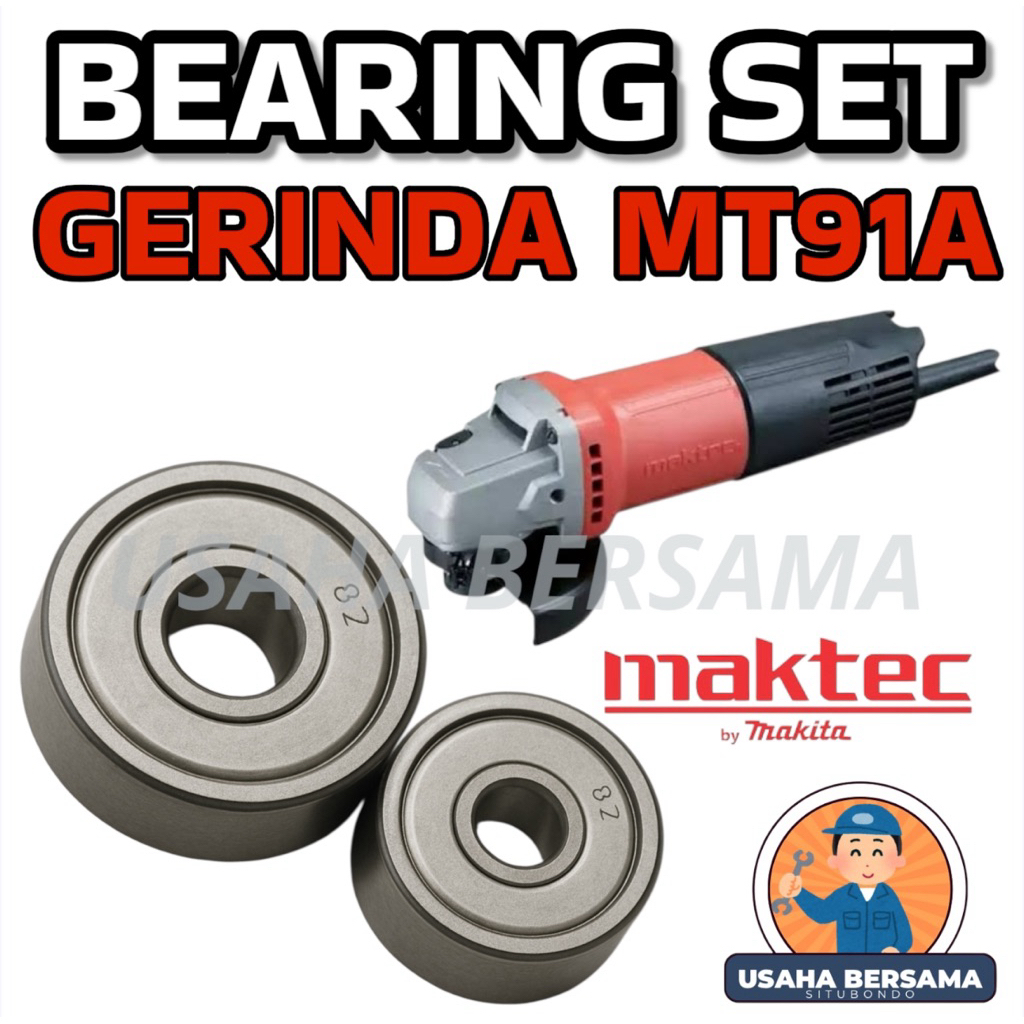 BEARING SET UNTUK MAKTEC MT91A BEARING MESIN GERINDA MAKTEC MT 91 A