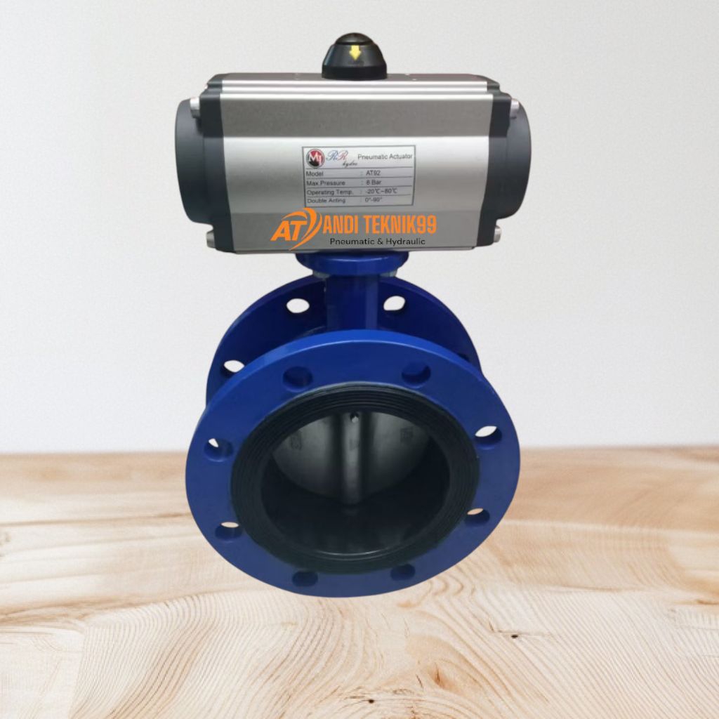 Atuator Butterfly Valve Double Flange 4 inch