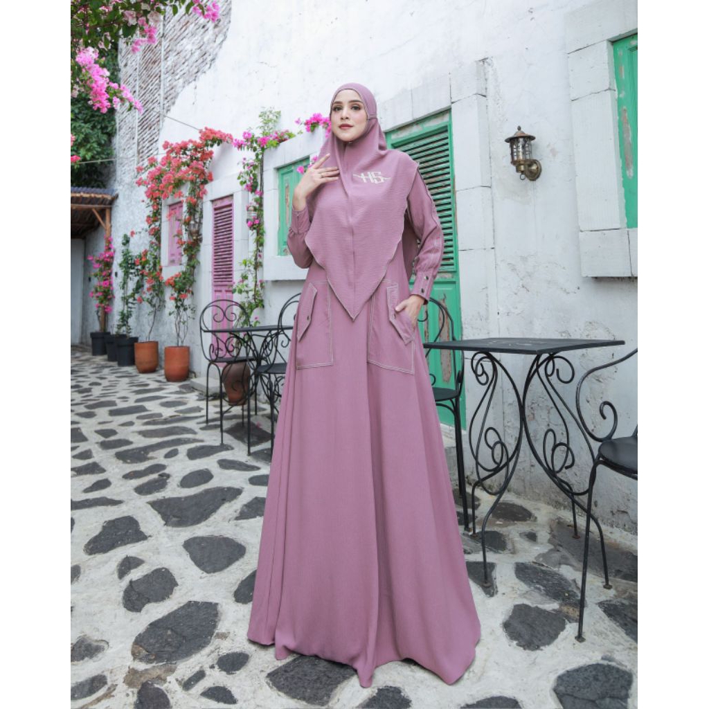 GAMIS / DRESS DAILY CRINKLE by HALIZA