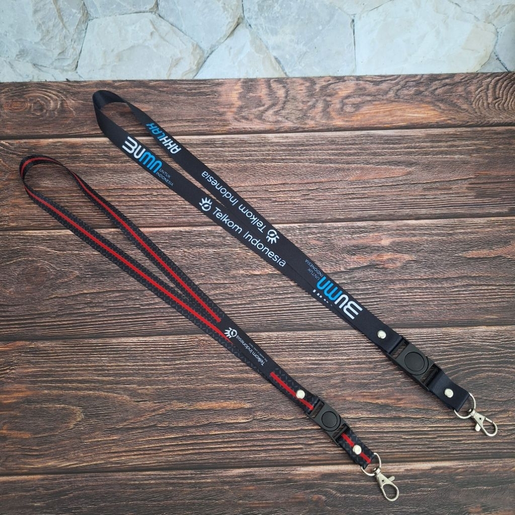 

TALI ID CARD LANYARD TELKOM INDONESIA (2 VARIASI WARNA MODEL) + HOLDER | READY STOK SATUAN