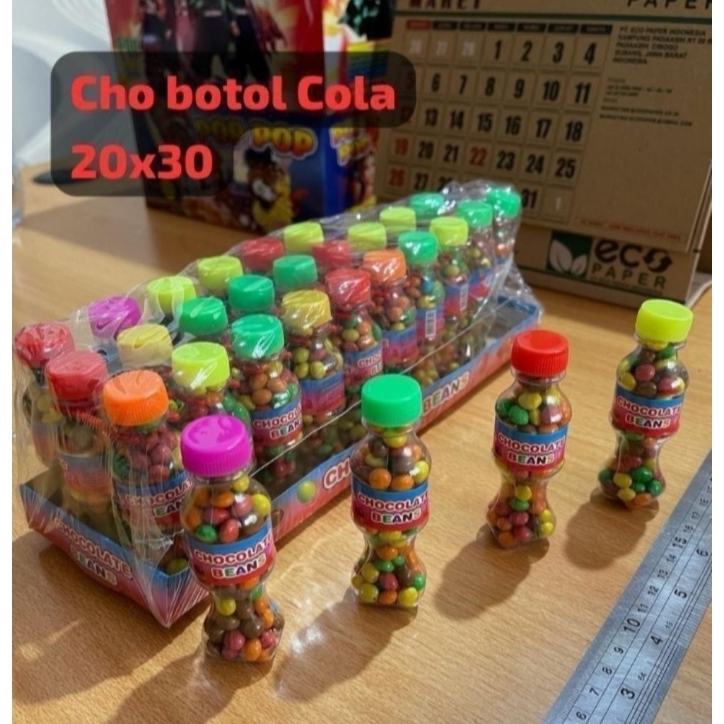 

Coklat Botol Cola Compound Butiran Isi 30 Pcs