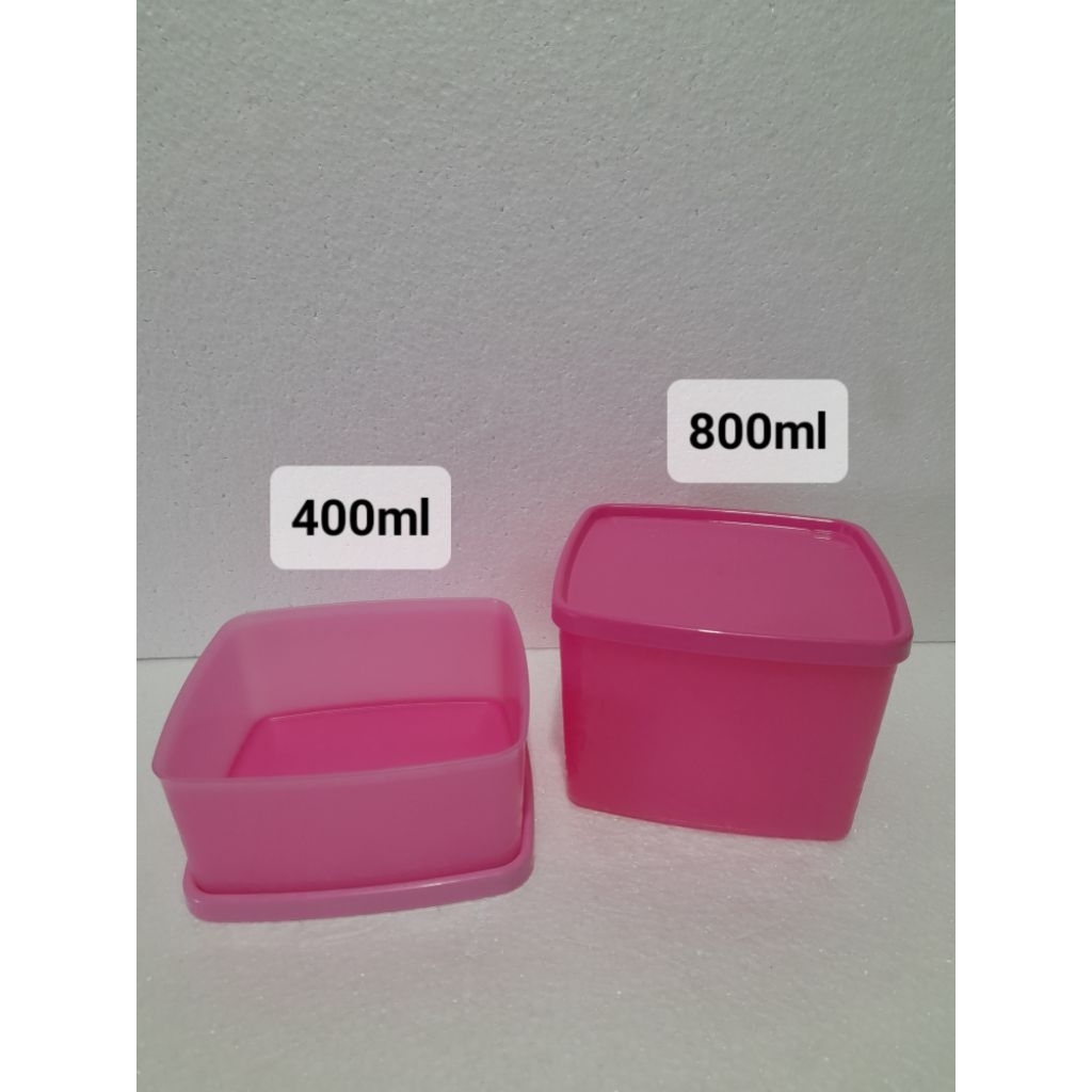 Tupperware frozen square set