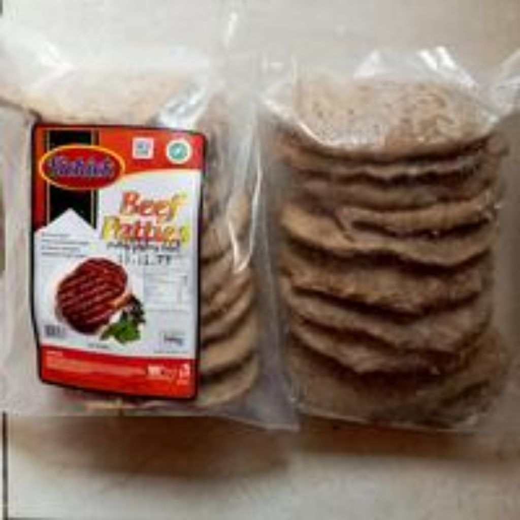 

Kichick Beef Patties Daging Burger Sapi 500gr isi 10 pcs