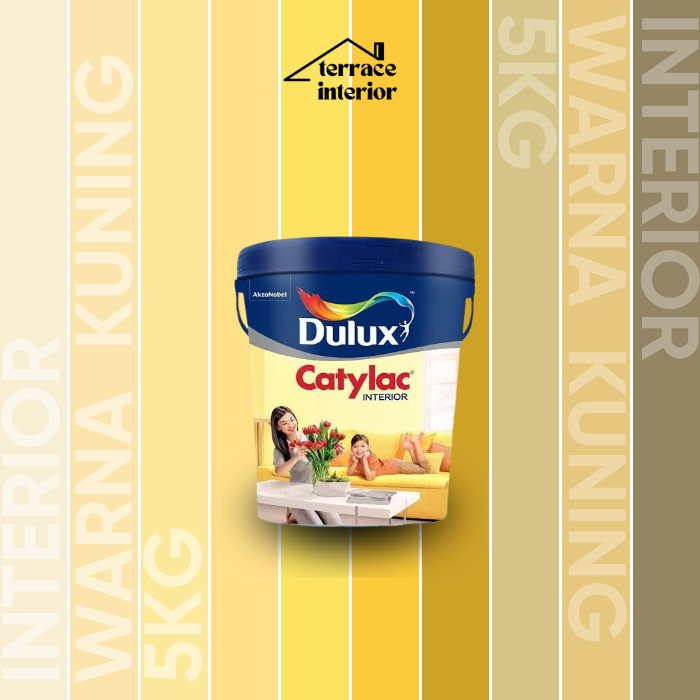 Cat Tembok Dulux Catylac Interior Warna Kuning 5KG
