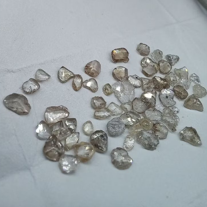 natural intan berlian belahan