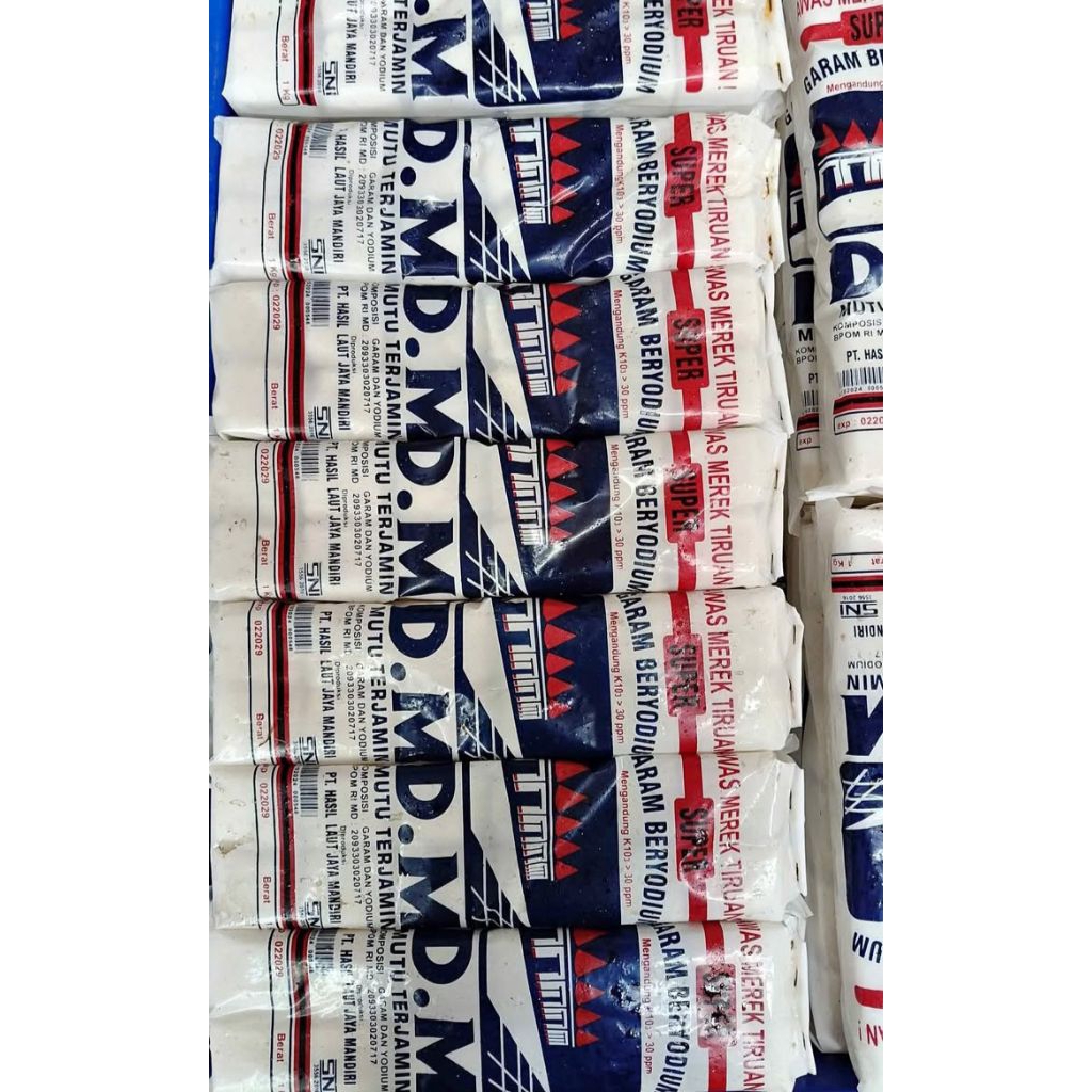 Garam Bata beryodium 1kg / Garam balok/ Garam kotak 1 bal isi 10 pcs