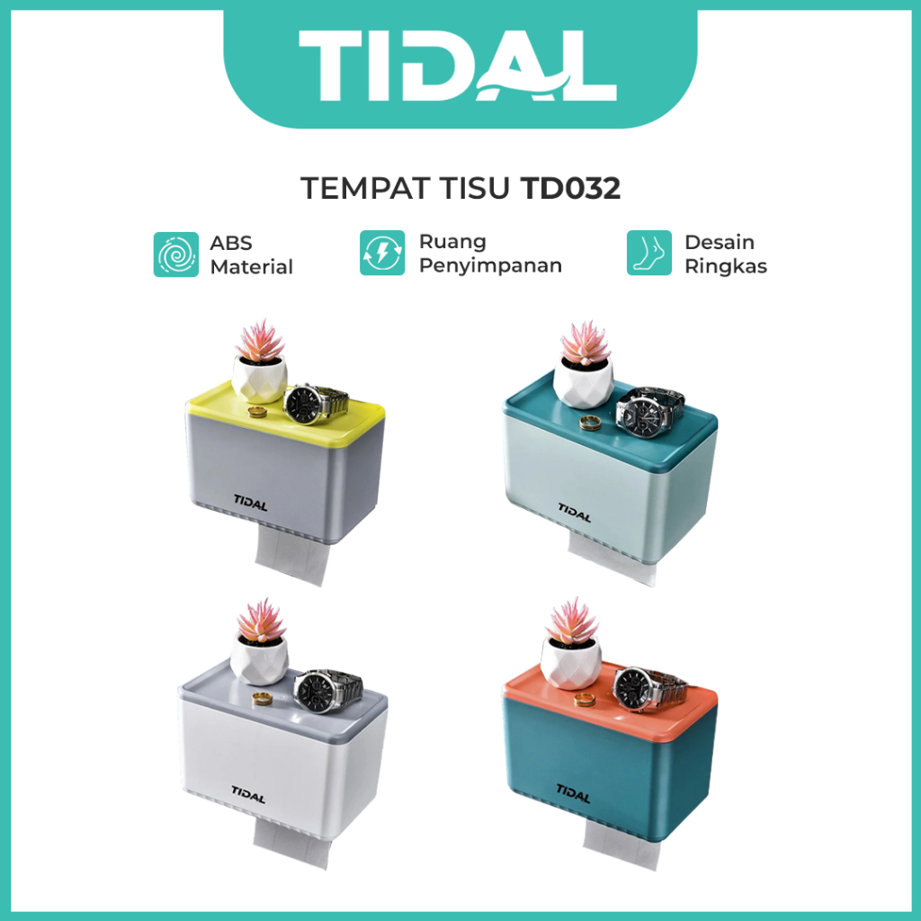 Paper Holder Tempat Tissue Kotak Aesthetic Tidal TD032