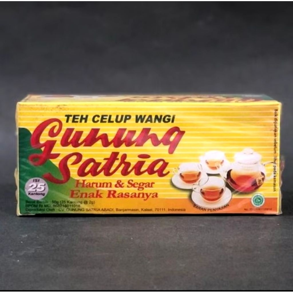 

Teh Gunung Satria 2g x 25 kantong