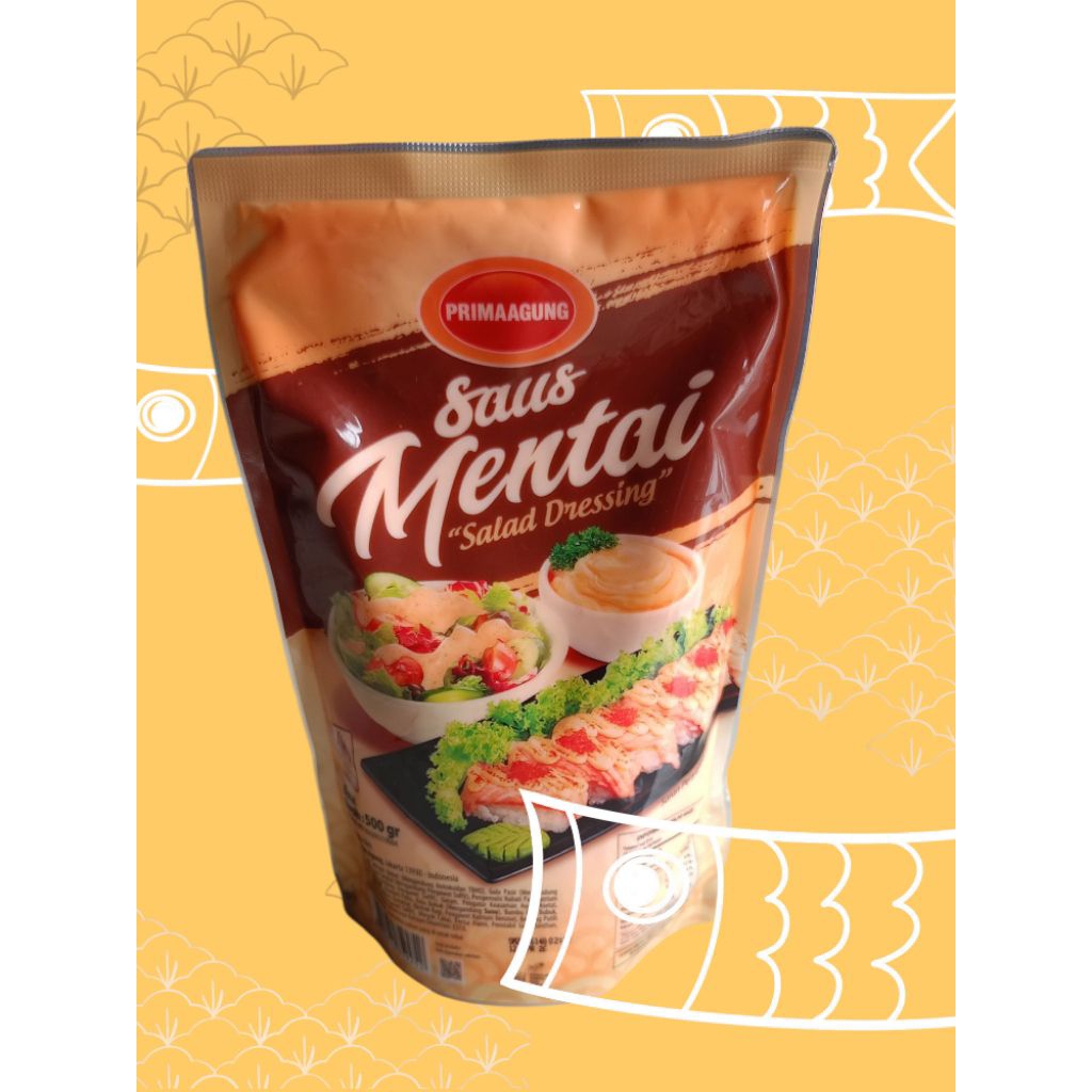 

Prima Agung Saus Mentai | Salad Dressing 1 kg, 500gr, 250gr/ Pack Original