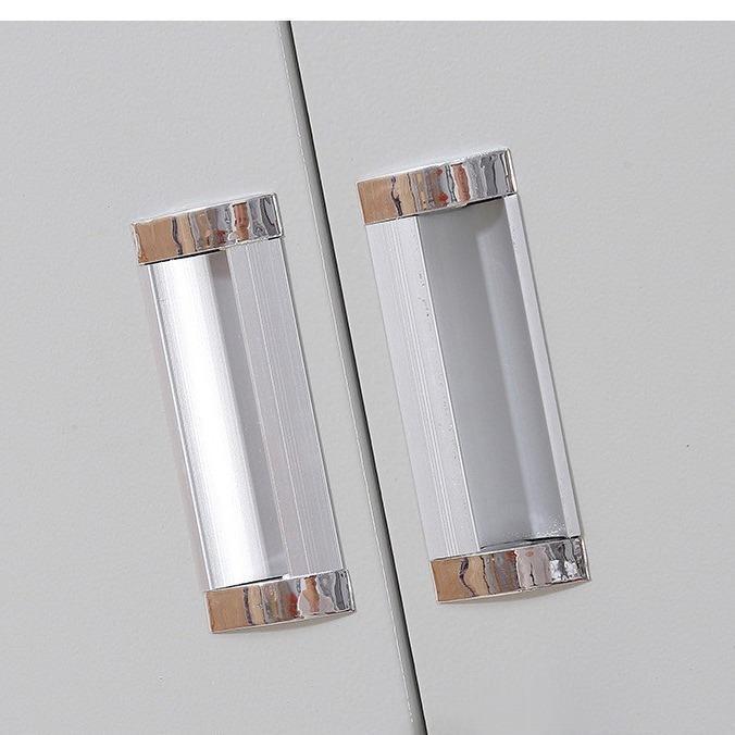 Tarikan Lemari laci silver aluminium 841 uk 10cm 14cm- tarikan pintu furniture sliding geser kitchen