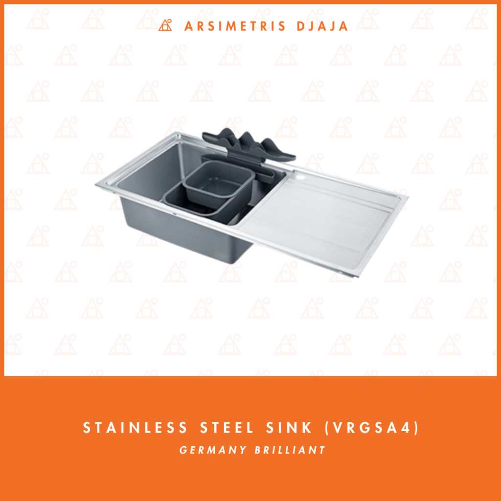 GERMANY BRILLIANT VRGSA4 STAINLESS STEEL SINK