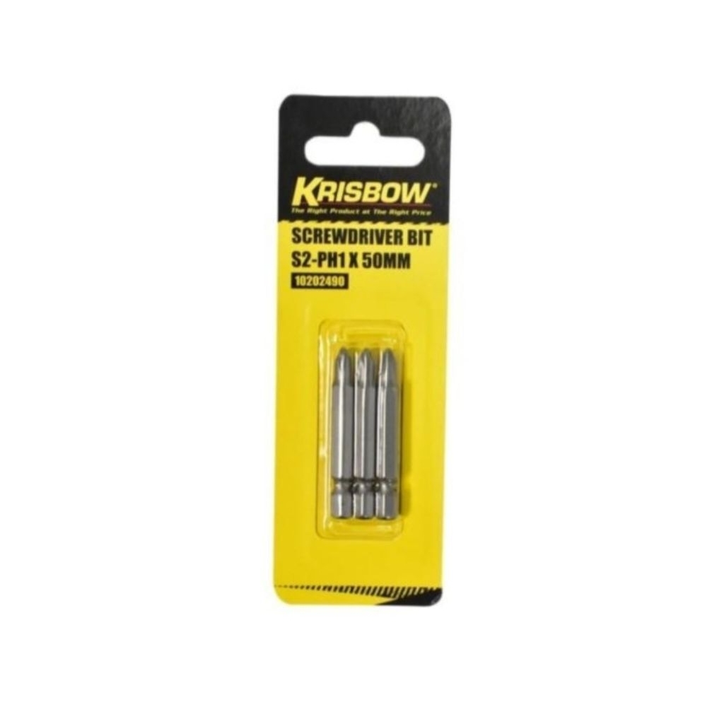 mata obeng screwdriver bit isi 3 panjang 50mm