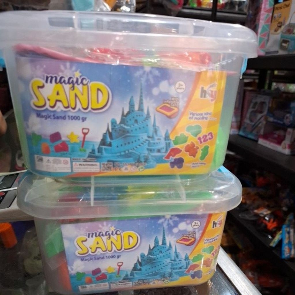 Mainan Magic Sand Pasir Ajaib 1Kg