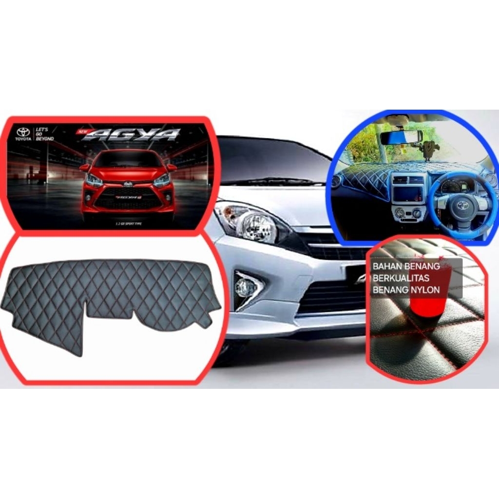 Cover Alas Dashboard Agya 2013 - 2022 .Variasi Mobil Agya Pelindung dashboard mobil