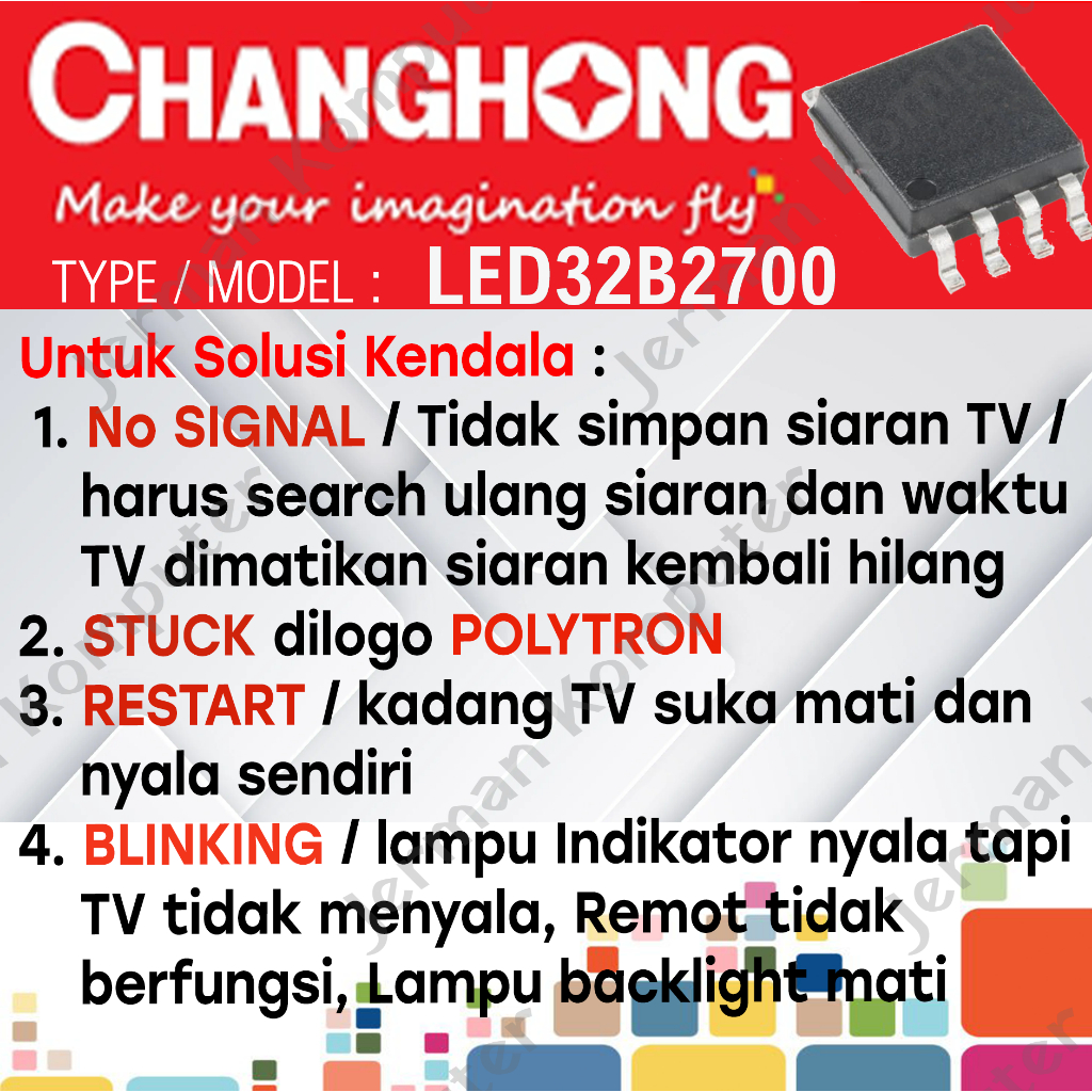 IC Firmware Changhong LED32B2700