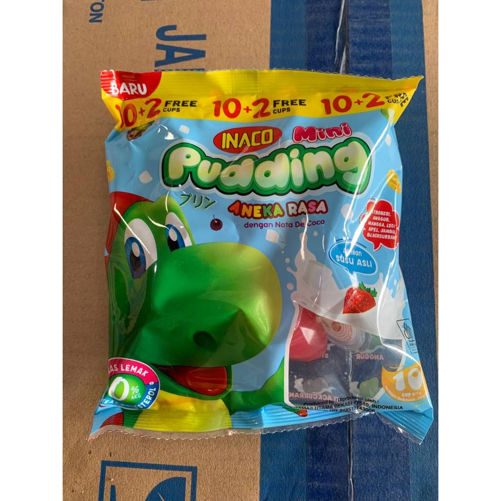 

Inaco Mini Pudding Mix 10 + 2 cup dengan Nata de Coco dan Susu Asli - Ecer