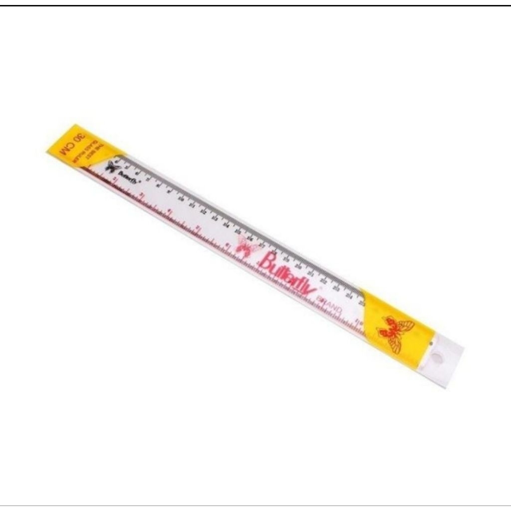 

Penggaris Butterfly Plastik 30 cm