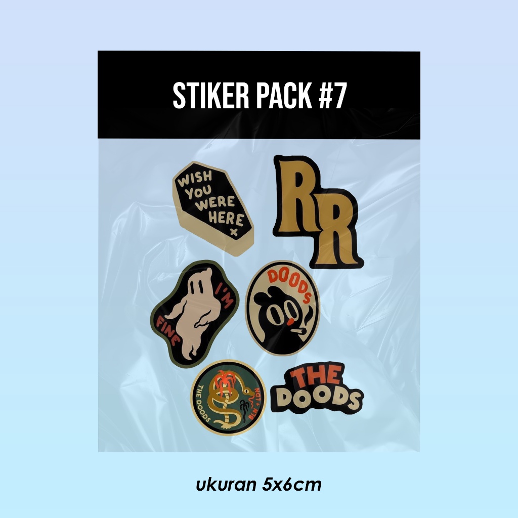 

Sticker Pack Bahan Vinyl Waterproof #7