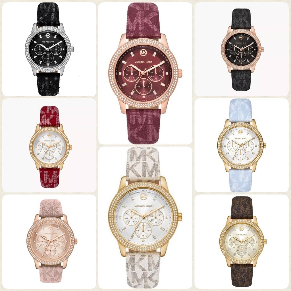 JAM TANGAN WANITA LEATHER TERBARU MK2955, MK2965, MK2967, MK2975, MK2976, MK6966, MK6967, MK6968