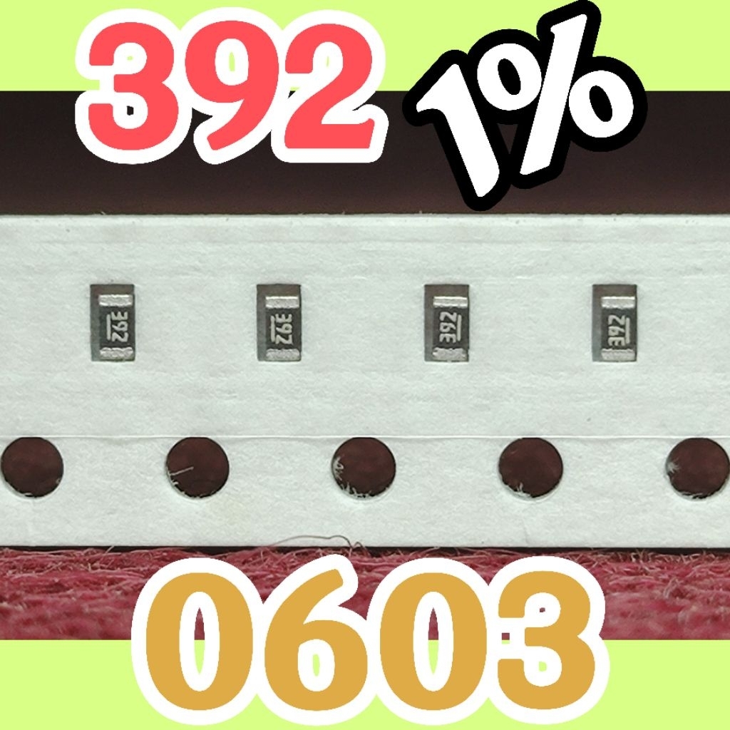 10pcs Chip resistor smd 3901 392 3K90 1% size 1608 0603 3,9K ohm 3.9kOhm 3,9 Kohm 3.9K ohm 3,9kOhm 3